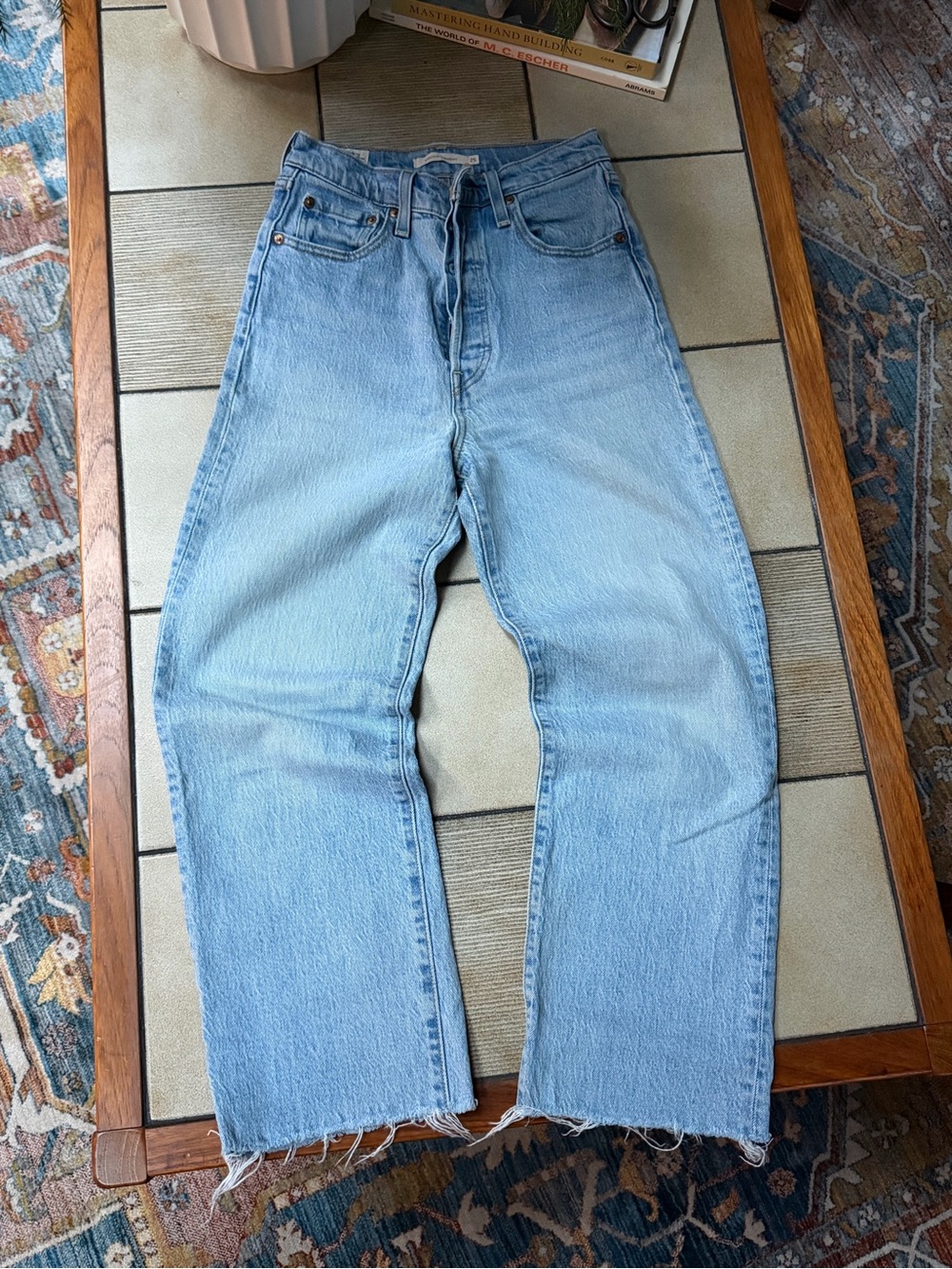 Levi’s rib cage straight jeans